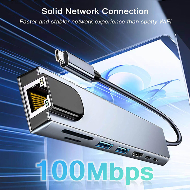 8 In 1 USB Type C Hub for MacB - Home Office For Mac recension och pris