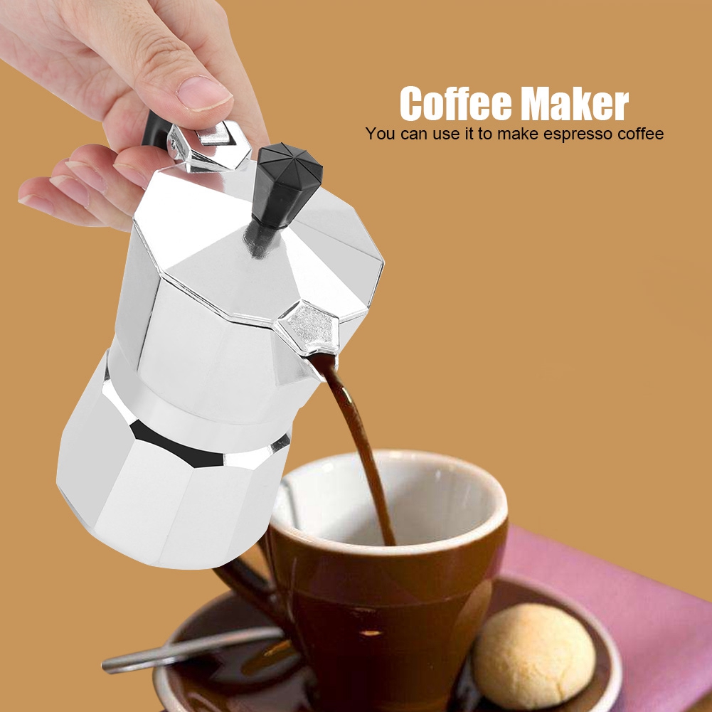 50mL 1 Cup Aluminum Italian Ty - Home Office Moka recension och pris