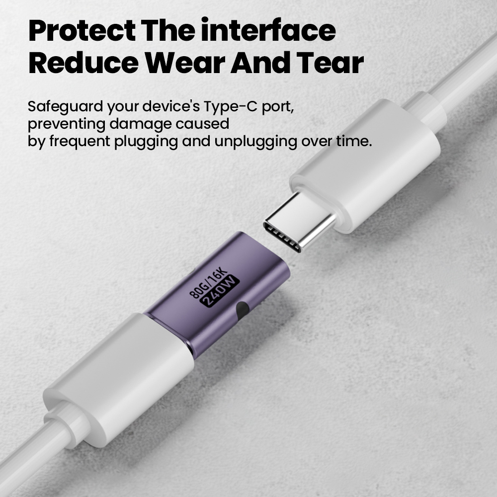 240W PD USB C Female to Female - Home Office For Mac recension och pris