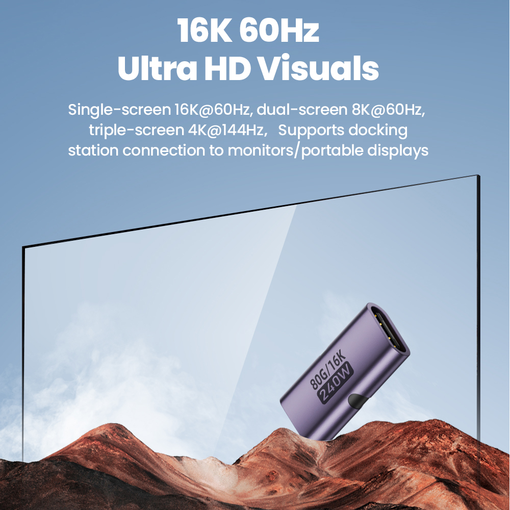 240W PD USB C Female to Female - Home Office For Mac recension och pris