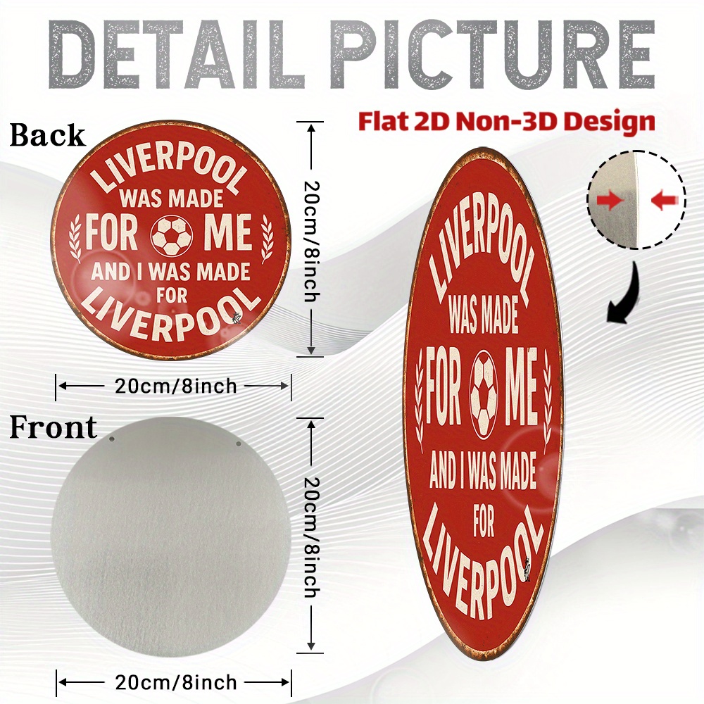 Tin Sign - Liverpool Was Made  - Home Office Liverpool recension och pris