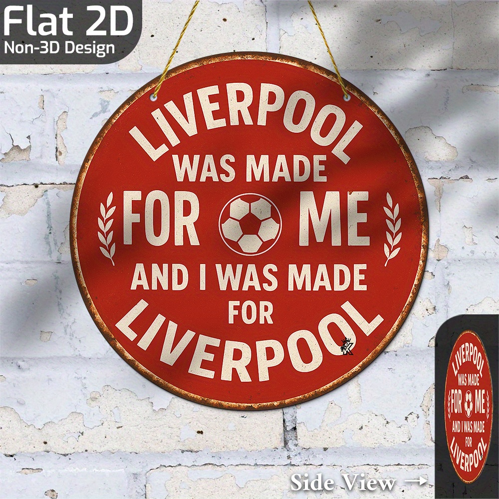 Tin Sign - Liverpool Was Made  - Home Office Liverpool recension och pris