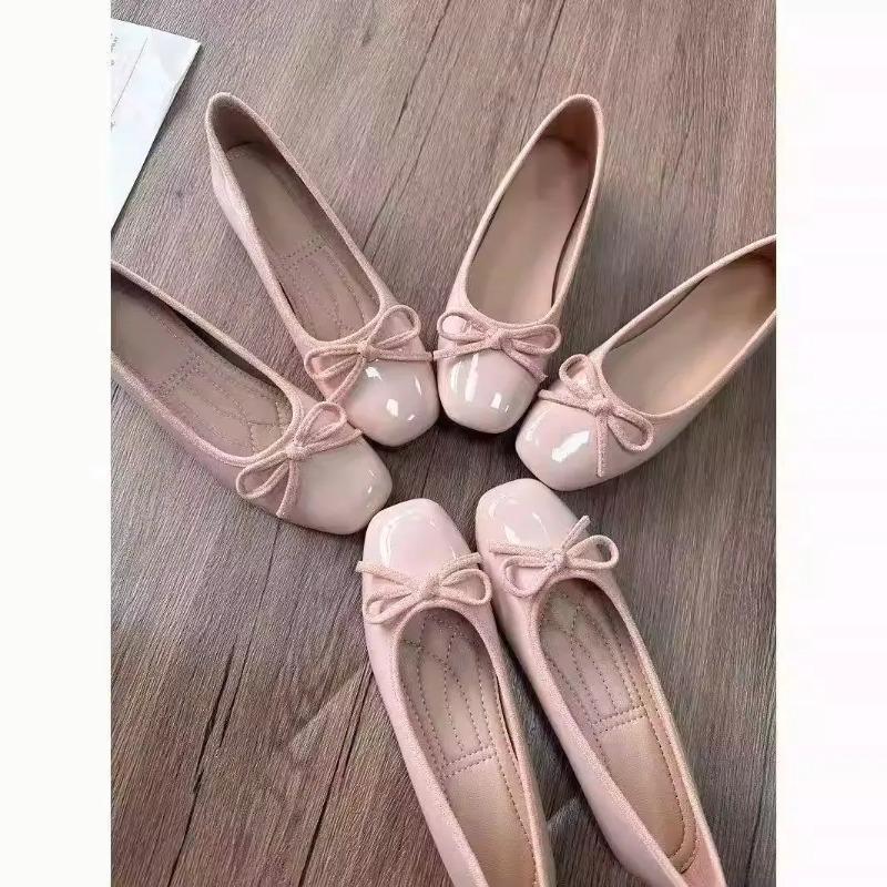 Women Ballet Flats Square Toe  - Home Office Size recension och pris