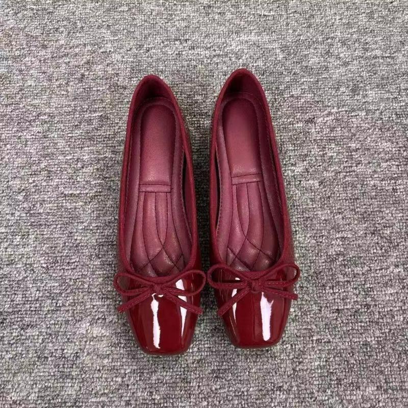 Women Ballet Flats Square Toe  - Home Office Size recension och pris