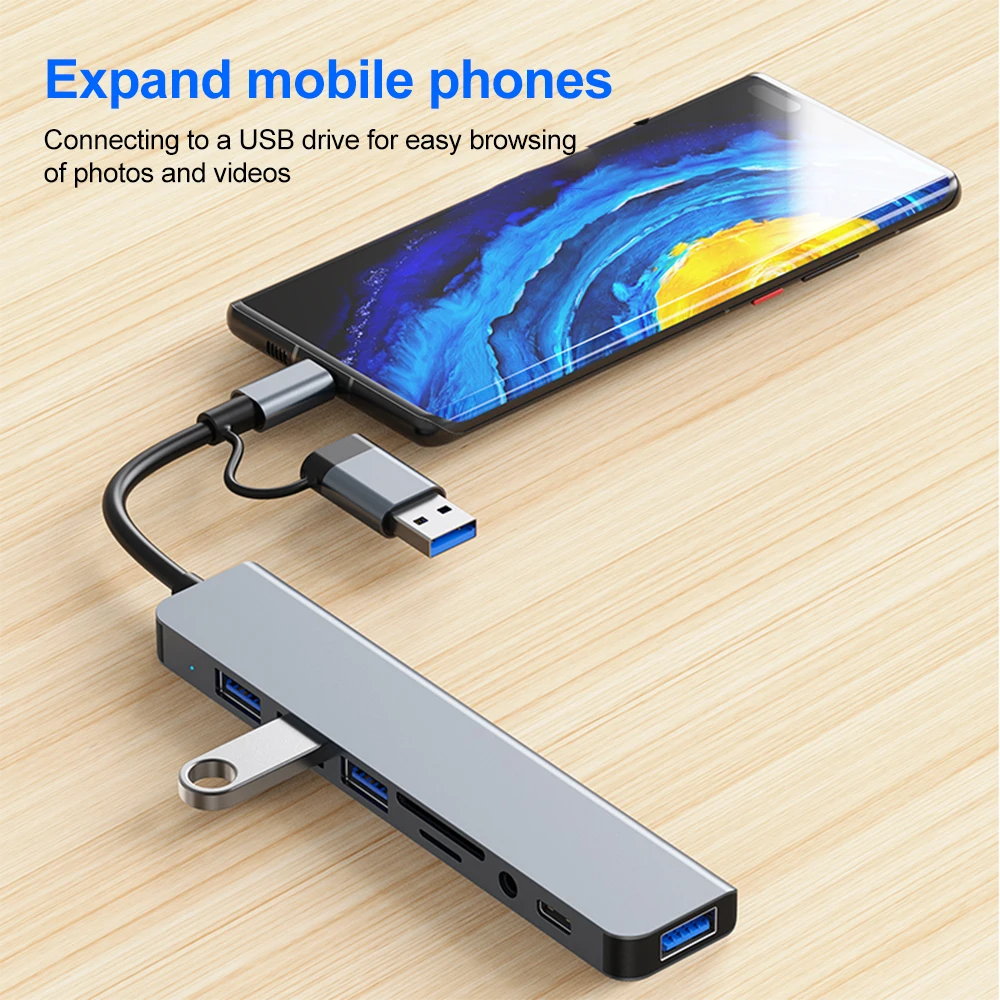 5Gbps USB 3.0 HUB USB C HUB US - Home Office For Mac recension och pris