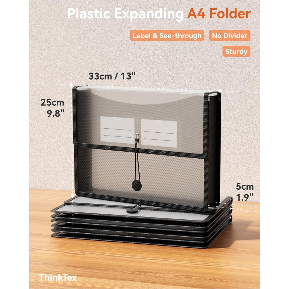 Transparent Expanding File Fol - Home Office Tax recension och pris