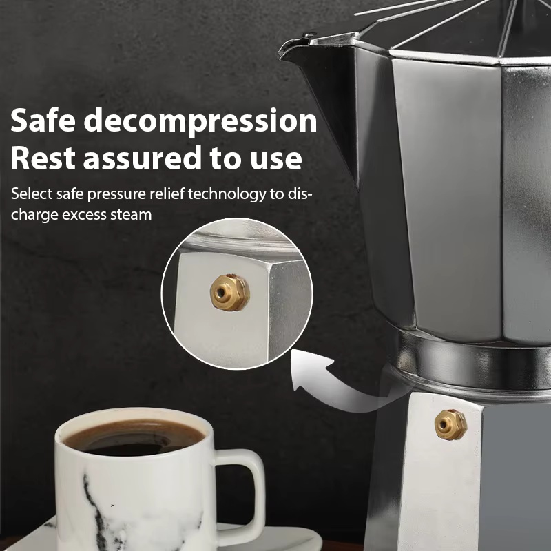 Aluminum Coffee Kettle Latte P - Home Office Moka recension och pris