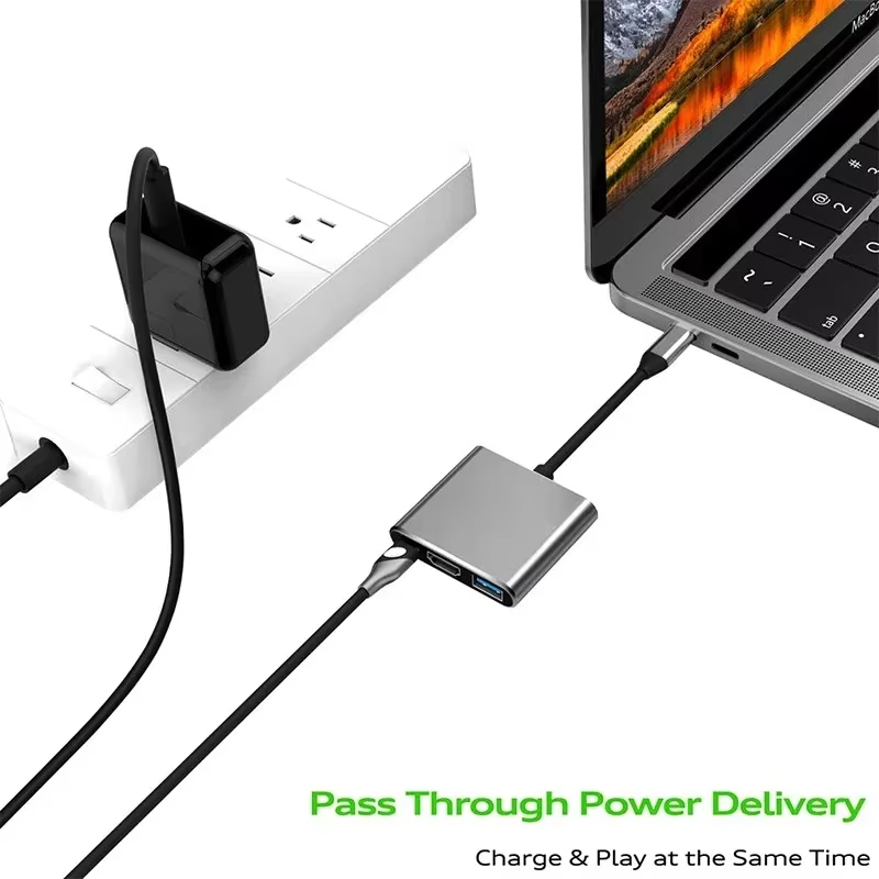 KEBIDUMEI 3-in-1 USB C Hub USB - Home Office For Mac recension och pris