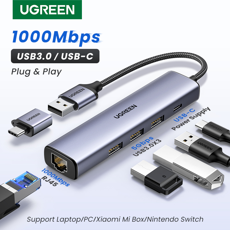 UGREEN USB Ethernet Adapter 10 - Home Office For Mac recension och pris