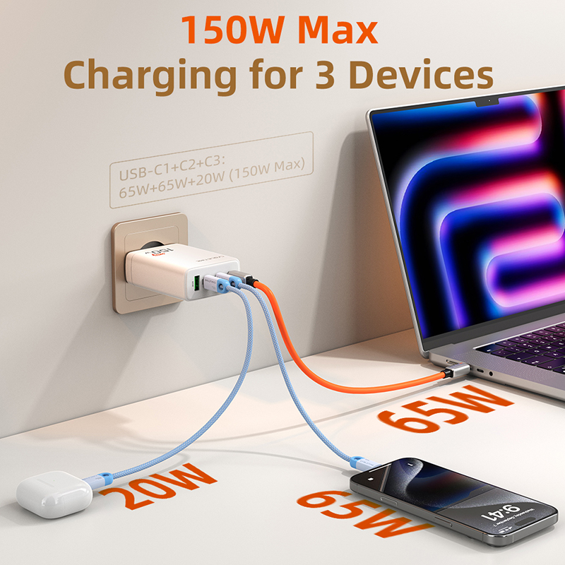 CABLETIME USB C Charger 150W P - Home Office For Mac recension och pris