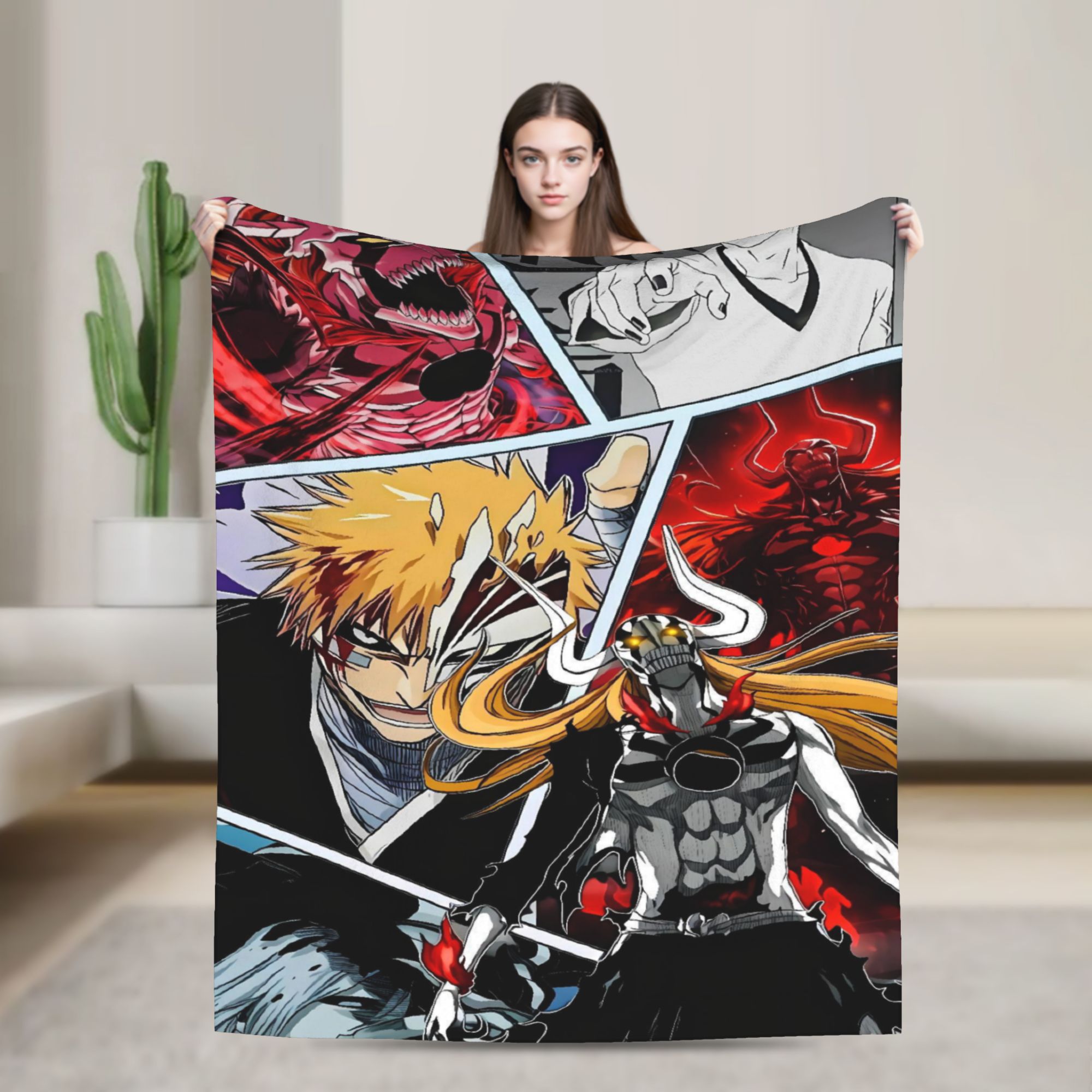 Ichigo Zanpakuto Slash Flannel - Home Office Bleaching recension och pris