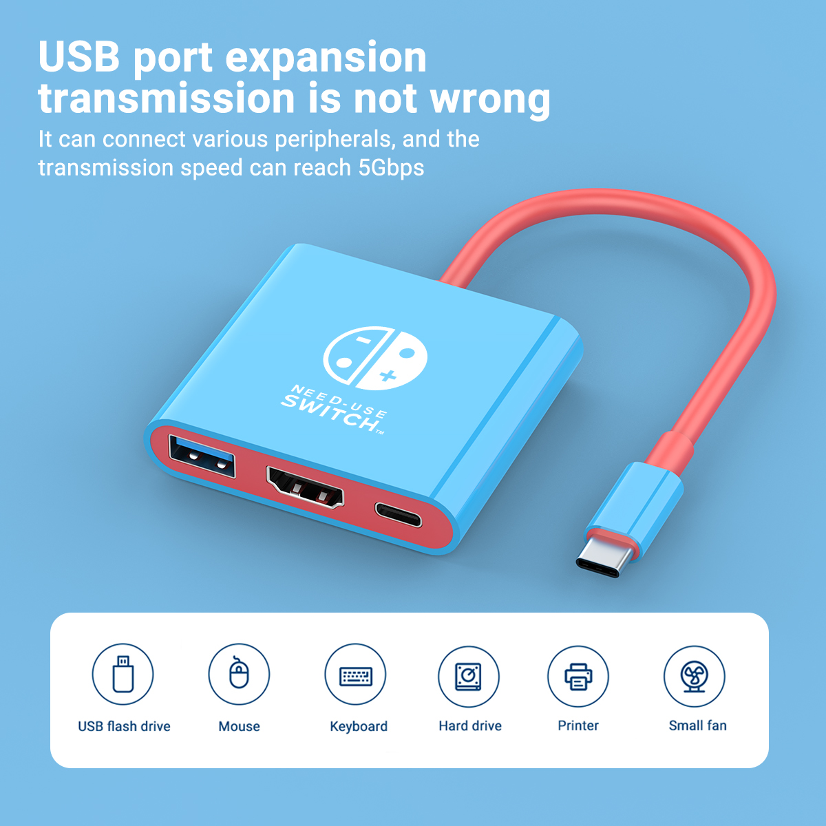 3-in-1 USB C HUB Type-C to HDM - Home Office For Mac recension och pris