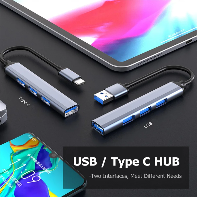 4-Port USB-C Hub 3.0/3.1-Multi - Home Office For Mac recension och pris
