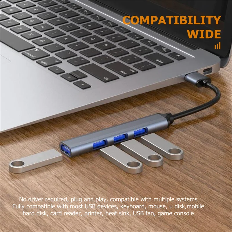 4-Port USB-C Hub 3.0/3.1-Multi - Home Office For Mac recension och pris