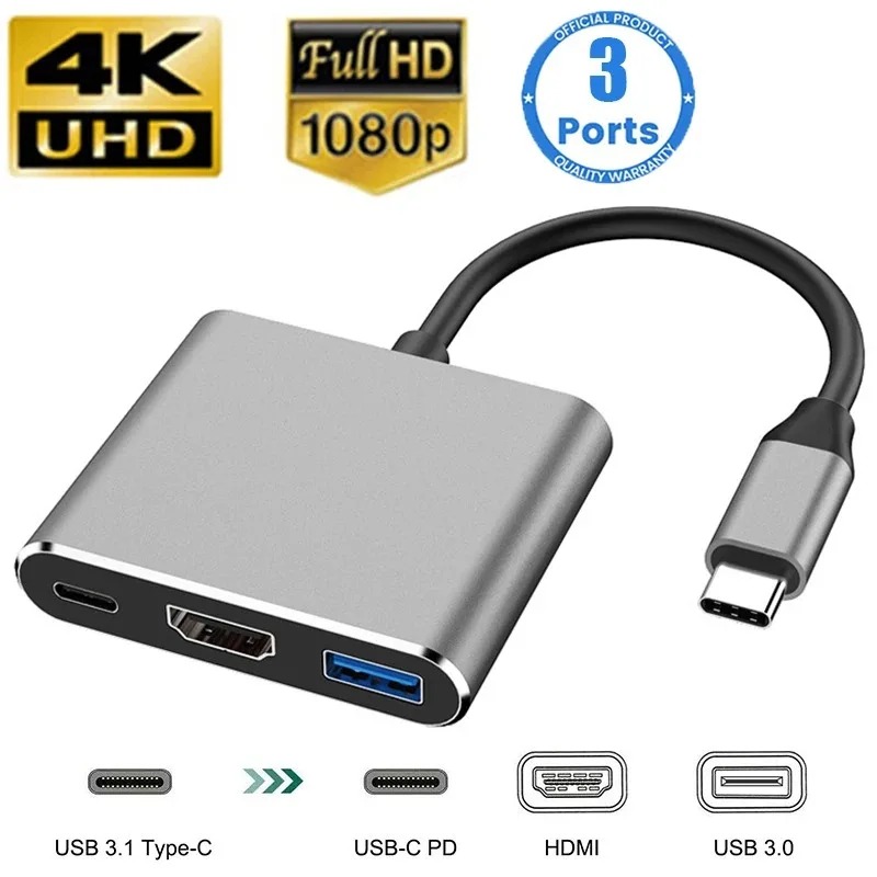 USB C HUB 3in1 Type C 3.0 to H - Home Office For Mac recension och pris