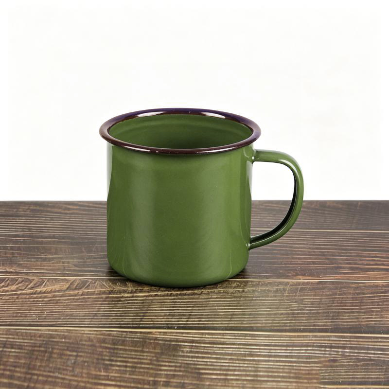 Enamel Coffee Mugs Shatterproo - Home Office Logo recension och pris