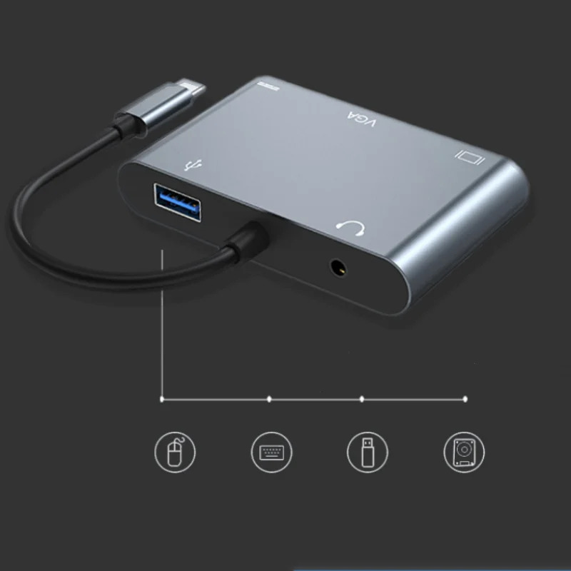 USB C Hub Multiport Adapter, 5 - Home Office For Mac recension och pris