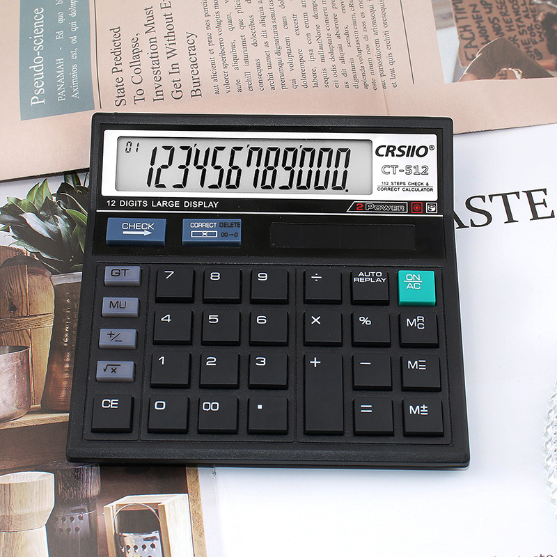 12-Digit LCD Display Calculato - Home Office Tax recension och pris