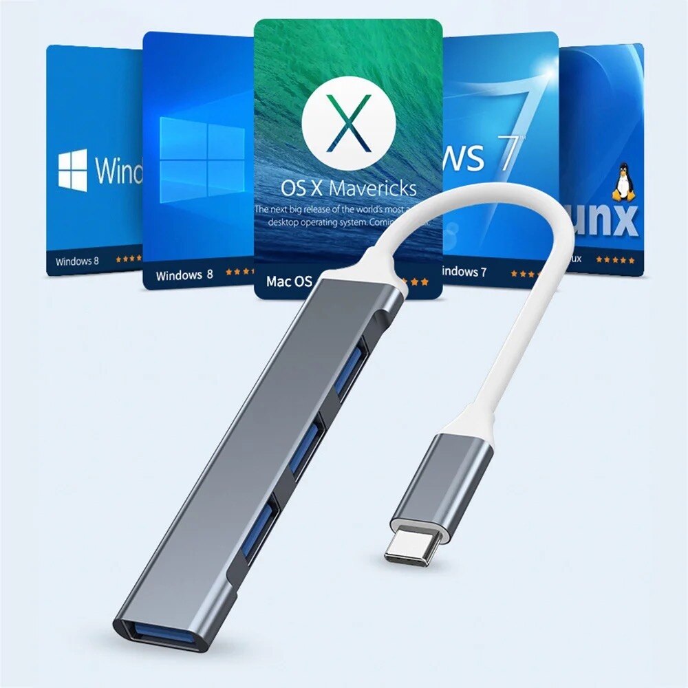 USB 3.0 Hub 4 Port USB Hub Hig - Home Office For Mac recension och pris