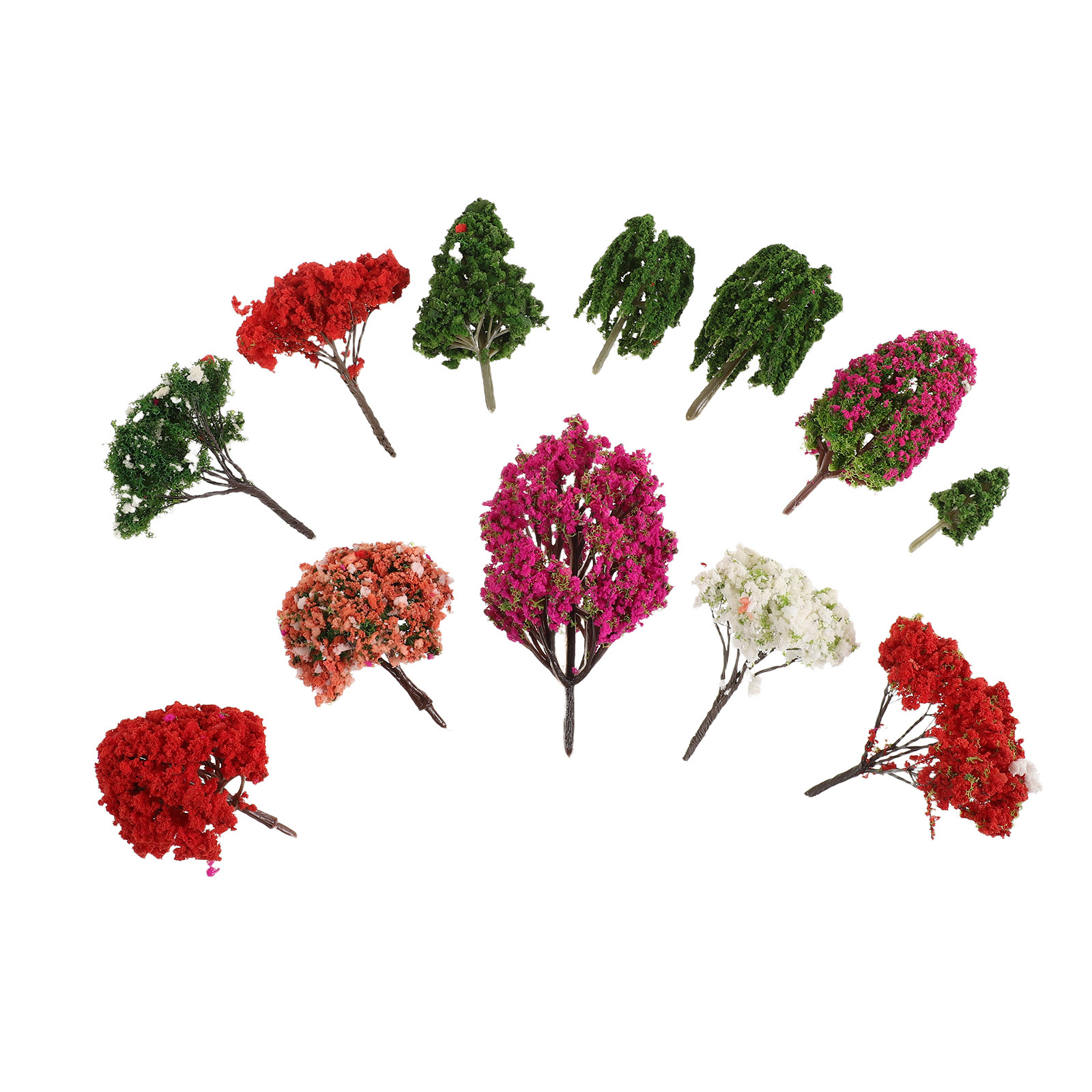 12Pcs Miniature Fake Trees Lig - Home Office Architecture recension och pris