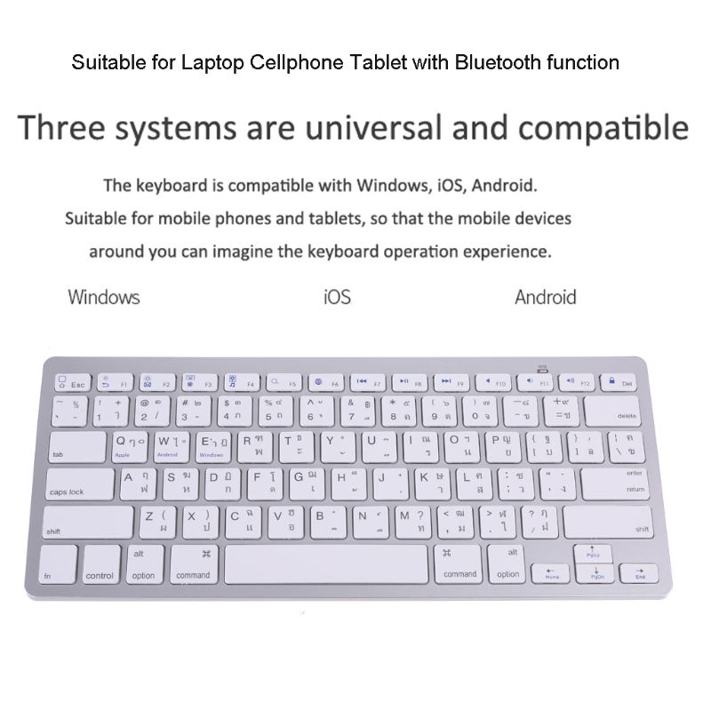 78-key Thai Wireless Keyboard  - Home Office Official recension och pris