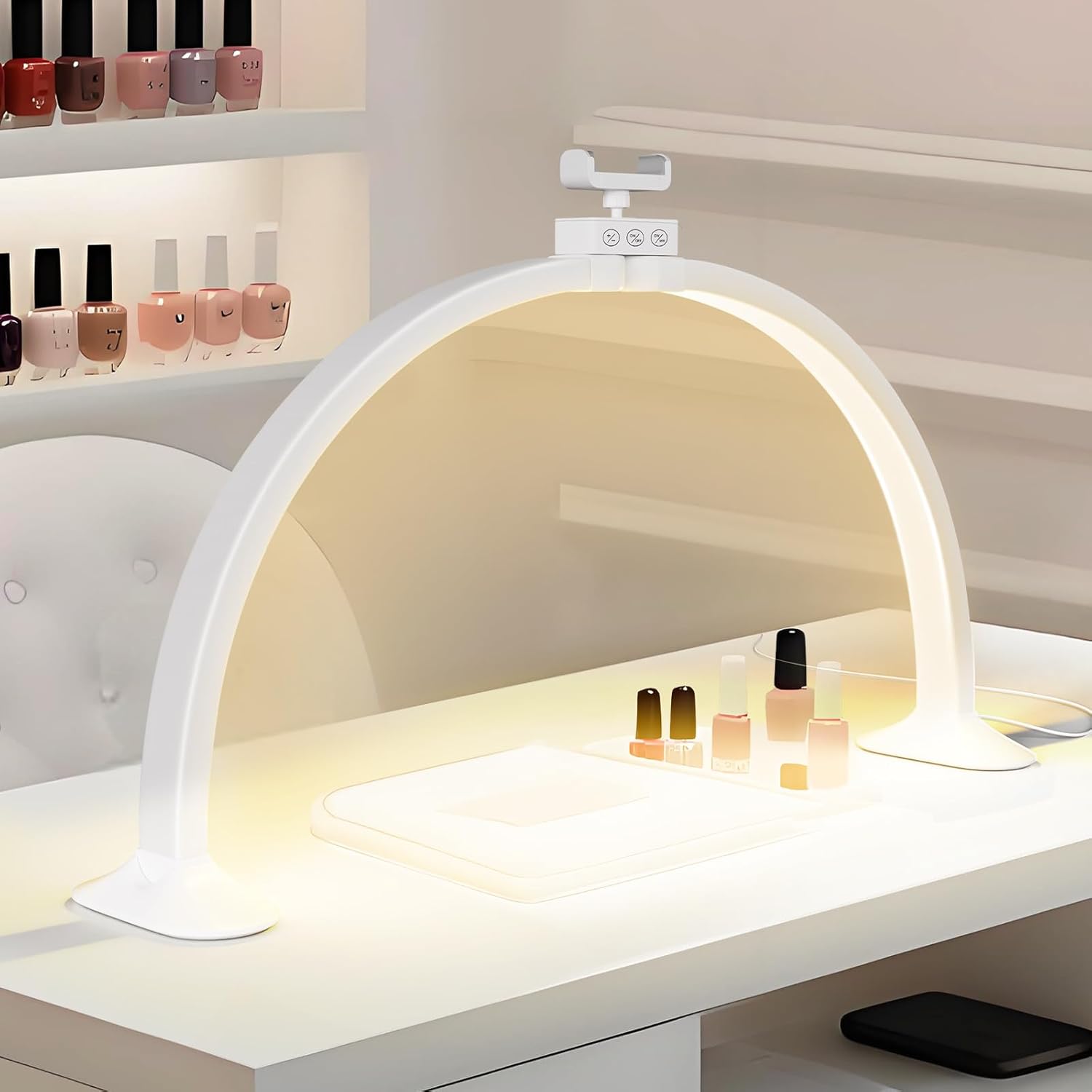 Half Moon Light U-Shaped Nail  - Home Office Setup recension och pris