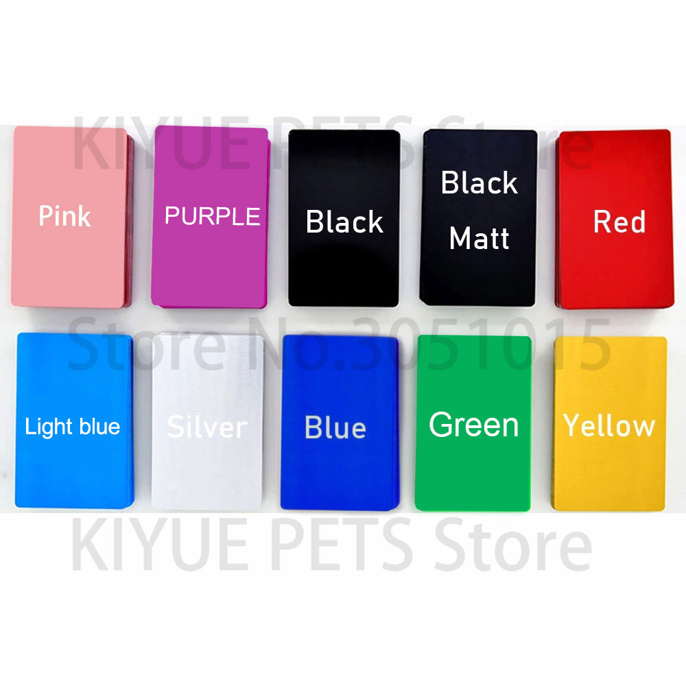 100PCS Portable Metal Business - Home Office Logo recension och pris
