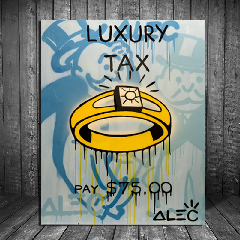 Alec Monopoly Luxury Tax Wall  - Home Office Tax recension och pris