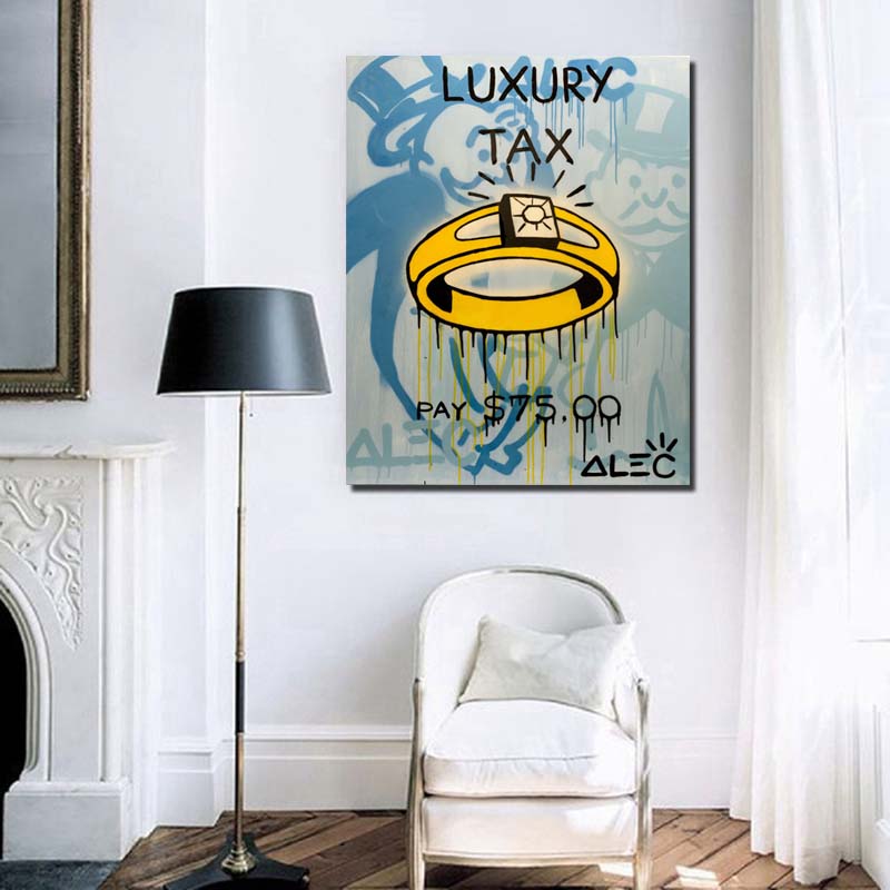 Alec Monopoly Luxury Tax Wall  - Home Office Tax recension och pris